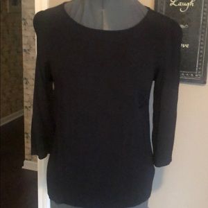 ❤️ 2 items for $10! Forever 21 Black 3/4 Sleeve Top Size Small